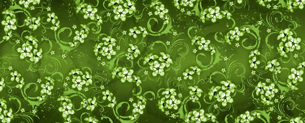 Hawaiian Floral 3 6 Vehicle Wrap Design — Large Scale Artwork for Wide Format Printing | Categories: Nature