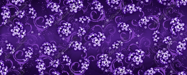 Hawaiian Floral 3 4 Vehicle Wrap Design — Large Scale Artwork for Wide Format Printing | Categories: PIK6 Everyday, Nature