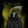 Grim Reaper With Background 5 Vehicle Wrap Design — Large Scale Artwork for Wide Format Printing | Categories: PIK6 Everyday, Skulls