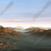 Foggy Canyon Vehicle Wrap Design — Large Scale Artwork for Wide Format Printing | Categories: Nature