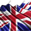 Waving Great Britain Flag (Union Jack) Cloth Vehicle Wrap Design — Large Scale Artwork for Wide Format Printing | Categories: PIK6 Everyday, Flags