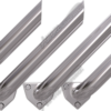This high-impact digital design element features a sleek set of four V-8 style chrome exhaust pipes, angled and polished for maximum visual presence. Rendered with crisp highlights and realistic reflections, the pipes look ready to roar—making them an ideal accent for automotive-themed graphics or mechanical layouts.
