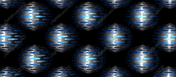 Cyber Sphere is a dynamic abstract image that showcases a futuristic pattern of repeating spherical forms. The design features a seamless array of orbs that appear to pulse with digital energy, creating a hypnotic visual rhythm. Each sphere is segmented by evenly spaced horizontal lines, adding a cybernetic feel that evokes digital processing and high-tech environments. This structured layout enhances the sense of depth, giving Cyber Sphere a three-dimensional quality that makes it ideal for modern applications. High Resolution Design Graphics Image.
