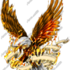 Eagle in Flames