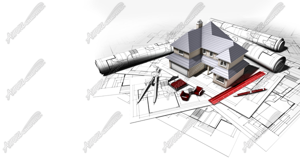 Remodeling is a visually striking and professional image crafted specifically for large-scale printing and vehicle wraps, tailored for the construction and remodeling industries. This high-resolution graphic features rolled and flattened blueprint papers spread out as the foundation of the design, layered with crisp technical drawings that immediately convey precision and planning. At the center, a detailed 3D model of a two-story house stands proudly atop the blueprints, symbolizing vision turned reality. home, homes, construction, builders, building, blueprints, schematics, architecture, structural, framework.