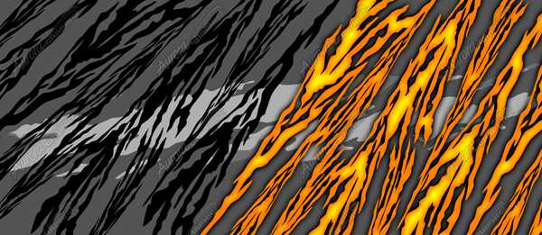 Fighting Tiger is a bold and fierce abstract design featuring the intense marks of a tiger’s sharp claws slashing through the surface. The deep, dark claw marks contrast with vibrant streaks of color, creating a striking visual effect that embodies power, aggression, and raw energy. High Resolution Design Graphics Image.