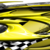 Genesis is a race‑inspired partial wrap graphic that fuses industrial strength with dynamic speed motifs. Bold, sculpted panel shapes curve and layer over a riveted steel-like background, creating the impression of reinforced armor skirting alongside fluid, aerodynamic forms. A stylized checkered pattern weaves into the composition, hinting at racing heritage and high-speed finishes. The contrasting structures—hard metal textures and sleek, sweeping surfaces—balance rugged toughness with streamlined motion, giving vehicles a high‑impact, road‑ready presence.