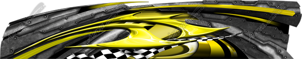 Genesis Vehicle Wrap Design — Large Scale Artwork for Wide Format Printing | Categories: Partial Wrap Designs, PIK6 Everyday, Race Inspired