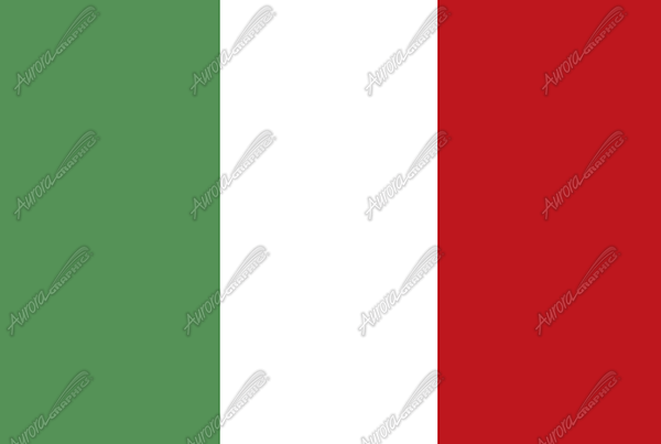 Italian Flag Flat Vehicle Wrap Design — Large Scale Artwork for Wide Format Printing | Categories: Flags