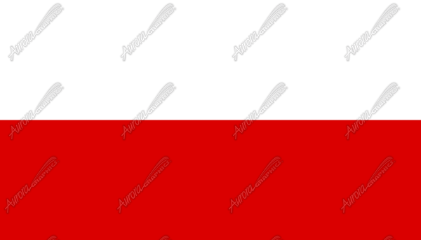 Polish Flag Flat Vehicle Wrap Design — Large Scale Artwork for Wide Format Printing | Categories: Flags