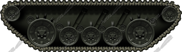 Tank Treads 2 Vehicle Wrap Design — Large Scale Artwork for Wide Format Printing | Categories: Military, PIK6 Everyday