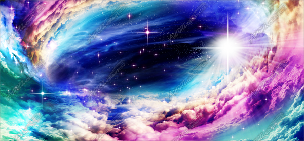 Nebula is a breathtaking abstract design that captures the vast beauty of outer space in vivid, swirling colors. This mesmerizing image showcases luminous cosmic clouds in rich hues of blues, purples, pinks, and oranges, blending seamlessly to create a dreamlike celestial scene. Scattered throughout are twinkling stars, adding depth and dimension to this galactic masterpiece. Stars, clouds, outer space, vibrant colors, colorful, cosmic. High Resolution Design Graphics Image.