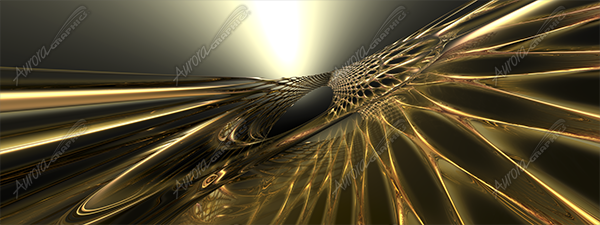 Spinning Mesh is a mesmerizing abstract design featuring a dynamic 3D spun gold wire mesh that appears to be in motion, twisting and stretching outward into a stunning visual effect. As the wire mesh expands, it gradually becomes more transparent, creating an illusion of depth and weightlessness. A brilliant beam of light pierces through the center, illuminating the golden strands and casting intricate highlights and shadows that enhance the sense of movement. The contrast between the glowing mesh and the deep, dark background makes this design both bold and sophisticated. steel, wires, girders, wire, 3D, wrap background, chrome, metal, industrial, alien, wheel, oval. Design Graphics High Resolution Image.