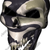 Desert Camo Skull Vehicle Wrap Design — Large Scale Artwork for Wide Format Printing | Categories: Skulls