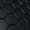 Honeycomb Structure Vehicle Wrap Design — Large Scale Artwork for Wide Format Printing | Categories: Textures & Fills, Metal Textures
