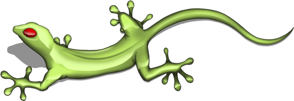 Gecko 1 Vehicle Wrap Design — Large Scale Artwork for Wide Format Printing | Categories: Nature