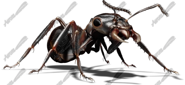 Black Ant 4 Vehicle Wrap Design — Large Scale Artwork for Wide Format Printing | Categories: Commercial, Industry, Nature