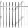 Wrought Iron Fence Vehicle Wrap Design — Large Scale Artwork for Wide Format Printing | Categories: PIK6 Everyday, Commercial, Industry