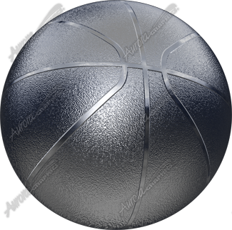 Chrome Basketball Vehicle Wrap Design — Large Scale Artwork for Wide Format Printing | Categories: Sports & Games