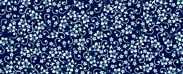 Hawaiian Floral 2 2 Vehicle Wrap Design — Large Scale Artwork for Wide Format Printing | Categories: Nature
