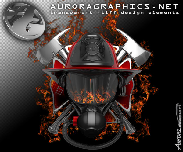 Firefighter Flames 2 Vehicle Wrap Design — Large Scale Artwork for Wide Format Printing | Categories: PIK6 Everyday, Commercial