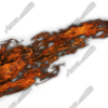 Flamin Football Vehicle Wrap Design — Large Scale Artwork for Wide Format Printing | Categories: Sports & Games, Flames