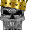 King Me 4 Vehicle Wrap Design — Large Scale Artwork for Wide Format Printing | Categories: Skulls