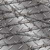 Diamond Plate With Barbedwire - FREE Vehicle Wrap Design — Large Scale Artwork for Wide Format Printing | Categories: Textures & Fills, Metal Textures