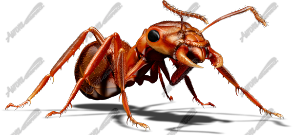 Red Ant 4 Vehicle Wrap Design — Large Scale Artwork for Wide Format Printing | Categories: Commercial, Industry, Nature
