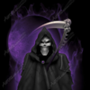 Grim Reaper With Background Vehicle Wrap Design — Large Scale Artwork for Wide Format Printing | Categories: PIK6 Everyday, Skulls