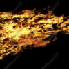 This aggressive and visually intense graphic, titled Flaming Skull Side, captures the raw energy of speed, heat, and rebellion. A fierce skull lunges forward from the left, its mouth open in a grimace or scream, with flames blasting out from the back of the head like a rocket igniting.