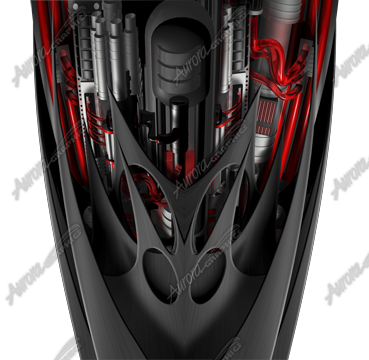 Loaded Vehicle Wrap Design — Large Scale Artwork for Wide Format Printing | Categories: PIK6 Everyday, Hood & Tail Graphics