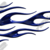 Metallic Liquid Flames Vehicle Wrap Design — Large Scale Artwork for Wide Format Printing | Categories: Graphics, PIK6 Everyday, Print & Cut Graphics