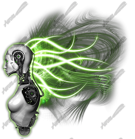 Cyborg Vehicle Wrap Design — Large Scale Artwork for Wide Format Printing | Categories: PIK6 Everyday, Science & Technology