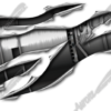 Mech Rip is a high-detail, transparent .tiff graphic designed to inject raw mechanical energy into your large-scale design projects. This intense image features a realistic, torn metal rip with curled edges and deep shadows that give it a true 3D appearance. chaotic collection of chrome and metal elements: braided hoses, bolts, screws, tanks, hydraulic parts, and other engine-inspired components, all arranged in a layered, robotic aesthetic. rips, tears, mechanical, jet, engine, components, mech, metal, ripped, ripping, torn, jagged, metallic, Transparent .Tiff format.