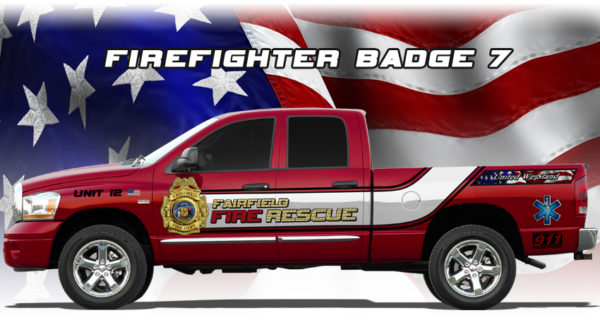 High Resolution Firefighter Fire Fighter Badge, Badging and images that are fully customizable. Cut File Print/Cut Print Cut Large Huge Design Elements CutContour Cut Contour Graphics