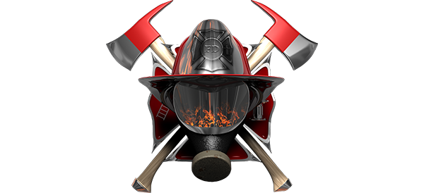 Firefighter Flames 1 Vehicle Wrap Design — Large Scale Artwork for Wide Format Printing | Categories: Commercial