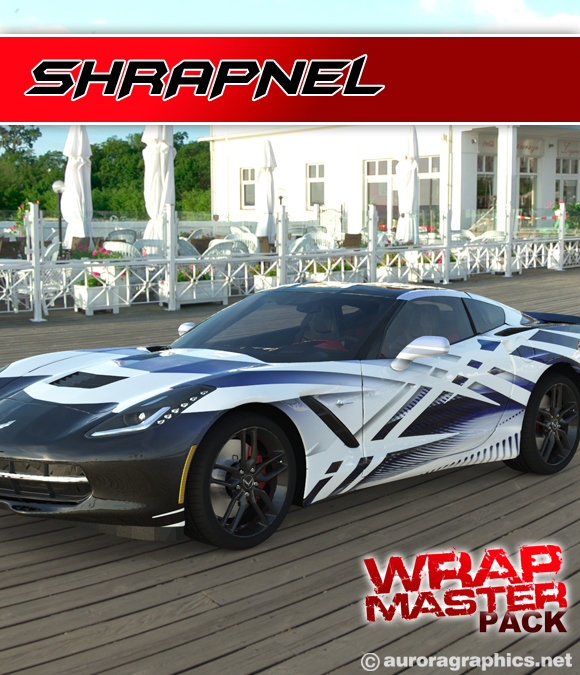Shrapnel is a high-energy abstract design that radiates intensity and motion, making it perfect for full vehicle wraps. The background features a brilliant burst of light, with crisp, clean lines shooting outward like dynamic shards of energy. These sharp, angular streaks create a sense of speed and power, adding a futuristic and aggressive edge to any vehicle. Lines, Geometric, Geometry, Shapes, Streaks. High Resolution Design Graphics Image.