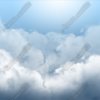 Huge Puffy Clouds Vehicle Wrap Design — Large Scale Artwork for Wide Format Printing | Categories: PIK6 Everyday, Nature
