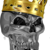 King Me Angled 3 Vehicle Wrap Design — Large Scale Artwork for Wide Format Printing | Categories: Skulls