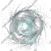 Shattered Sphere Vehicle Wrap Design — Large Scale Artwork for Wide Format Printing | Categories: Abstract