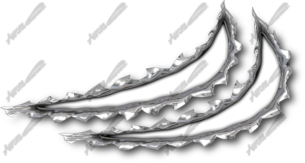 Metal Shreds Vehicle Wrap Design — Large Scale Artwork for Wide Format Printing | Categories: PIK6 Everyday, Rips & Tears