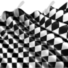 Waving Checkered Flag Vehicle Wrap Design — Large Scale Artwork for Wide Format Printing | Categories: PIK6 Everyday, Flags