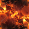 Ring of Fire is a mesmerizing abstract image bursting with energy and motion. Featuring concentric circular patterns surrounded by vivid, glowing flames, the design captures the explosive intensity of molten light and heat. With its fiery orange, red, and golden tones, the artwork gives the impression of a powerful eruption or solar flare in space, making Ring of Fire a stunning centerpiece for any visual project.