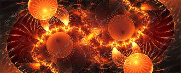 Ring of Fire Vehicle Wrap Design — Large Scale Artwork for Wide Format Printing | Categories: PIK6 Everyday, Abstract