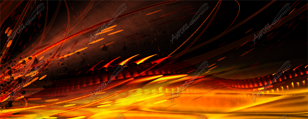 Dragon's Breath is an intense and fiery abstract design that brings the raw power of a dragon to life. This dynamic image features swirling flames and fierce swooshes that twist and curl, creating a sense of motion and heat. Interwoven throughout are intricate scales and jagged spikes, adding depth and texture that resemble the hide of a mythical beast. High Resolution Design Graphics Image.