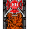 Fireman's Bed Band Vehicle Wrap Design — Large Scale Artwork for Wide Format Printing | Categories: Commercial