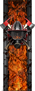 Fireman's Bed Band 2 Vehicle Wrap Design — Large Scale Artwork for Wide Format Printing | Categories: Commercial