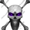 Skull With Crossbones 4 Vehicle Wrap Design — Large Scale Artwork for Wide Format Printing | Categories: Skulls