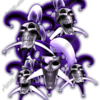 Jesters Stacked 3 Vehicle Wrap Design — Large Scale Artwork for Wide Format Printing | Categories: Skulls